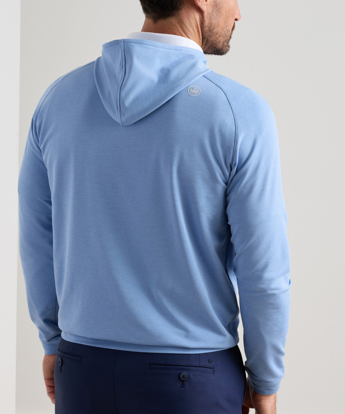 Peter Millar Long Sleeve Pine Performance Hoodie Pullover, Men's Big & Tall