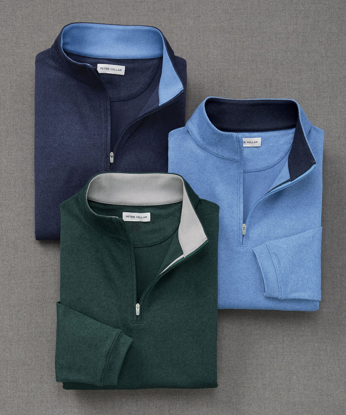 Peter Millar Long Sleeve Ardentair Performance Quarter Zip Pullover, Men's Big & Tall