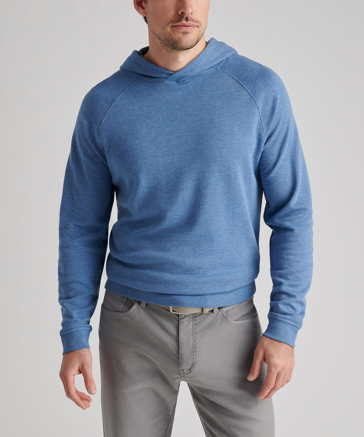 Peter Millar Long Sleeve Crown Comfort Hoodie Pullover, Men's Big & Tall