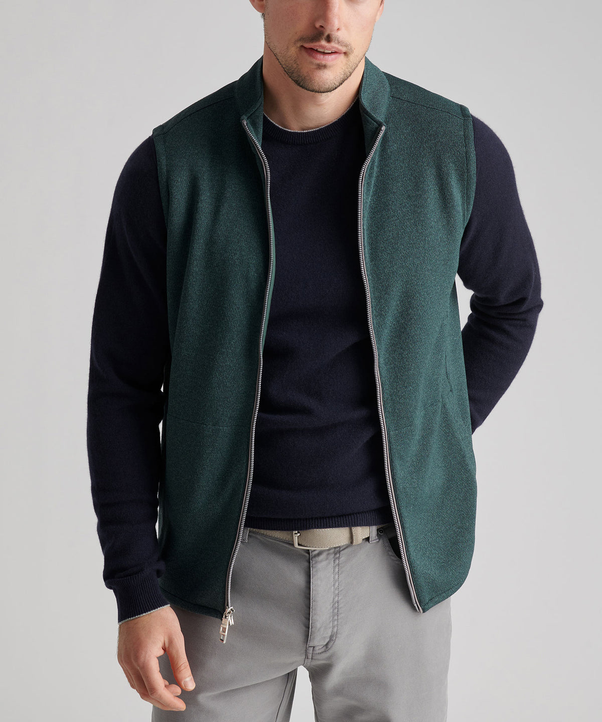 Peter Millar Sweater Fleece Vest, Men's Big & Tall