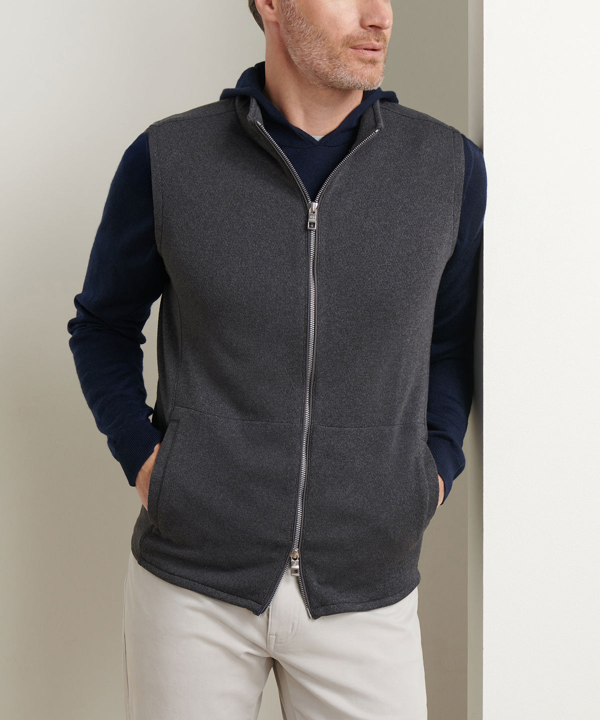 Peter Millar Sweater Fleece Vest, Men's Big & Tall
