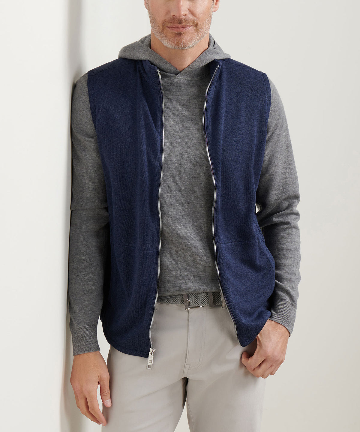 Peter Millar Sweater Fleece Vest, Men's Big & Tall