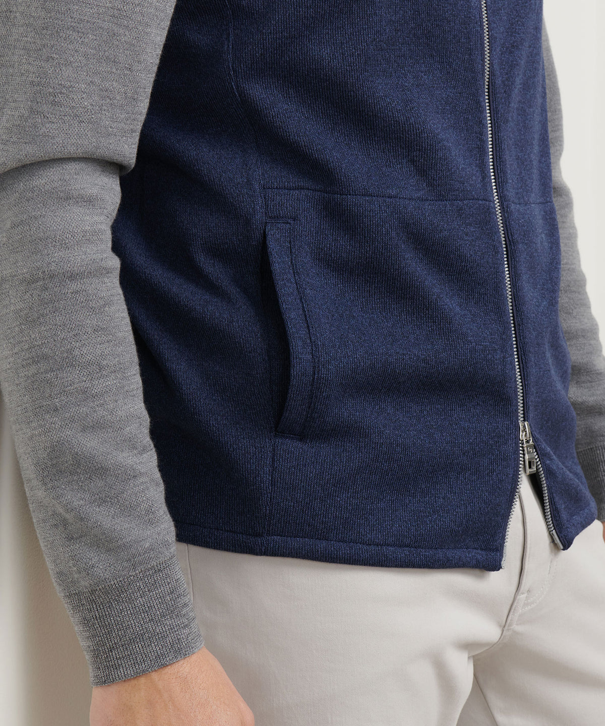 Peter Millar Sweater Fleece Vest, Men's Big & Tall