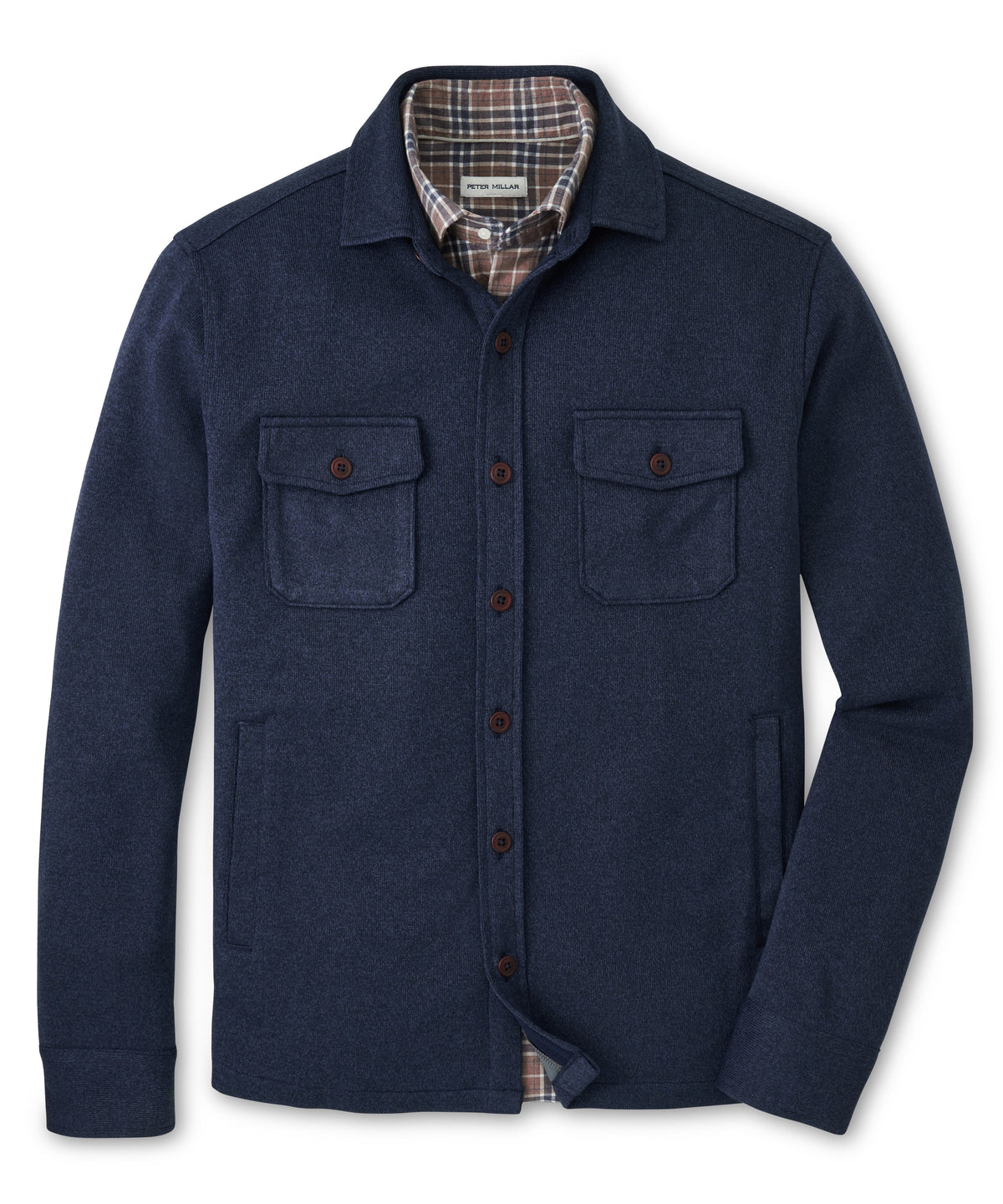 Peter Millar Sweater Fleece Shirt Jacket, Men's Big & Tall