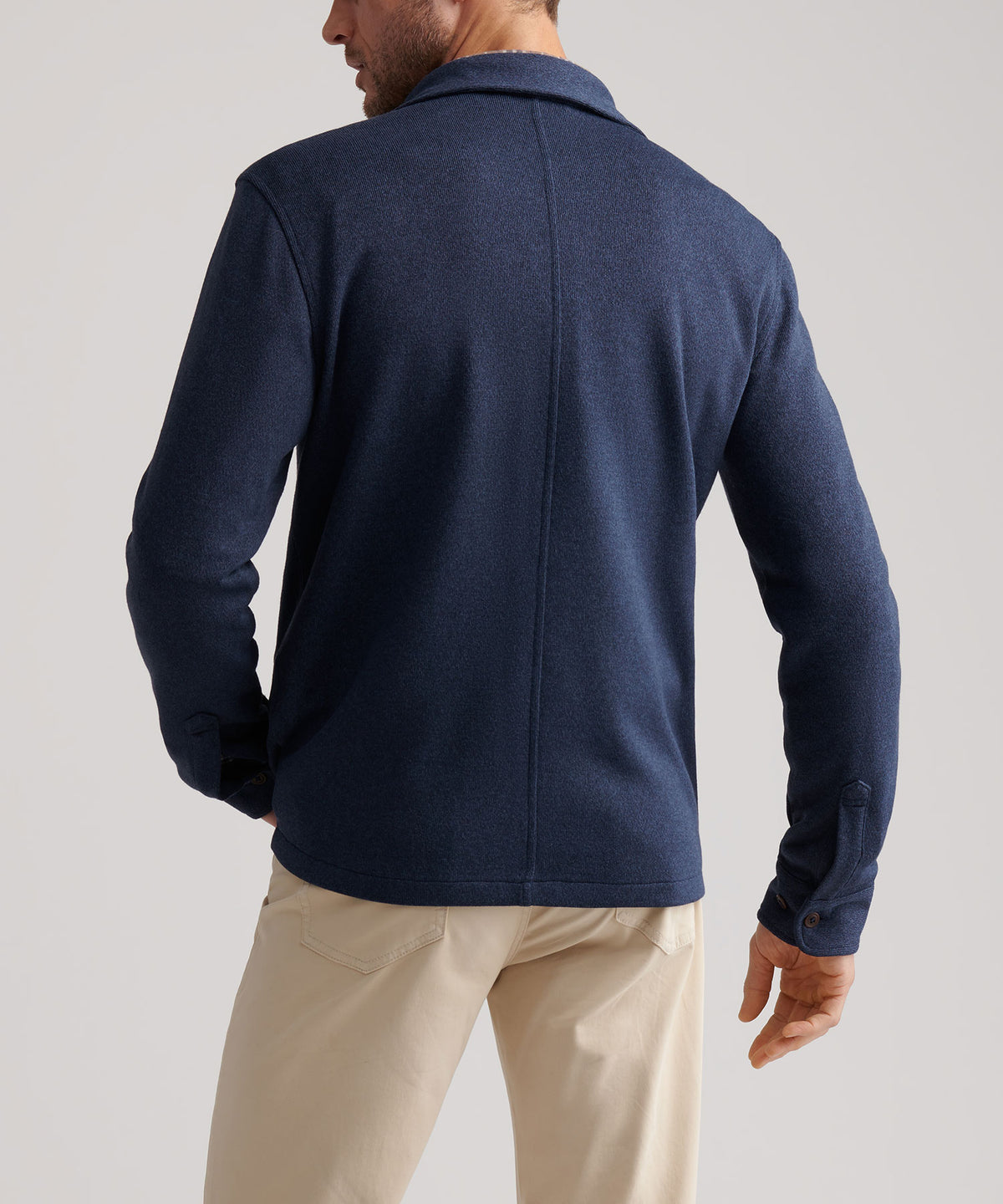 Peter Millar Sweater Fleece Shirt Jacket, Men's Big & Tall