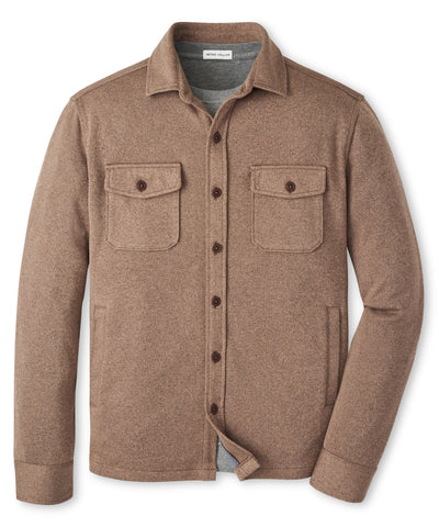 Peter Millar Sweater Fleece Shirt Jacket, Men's Big & Tall