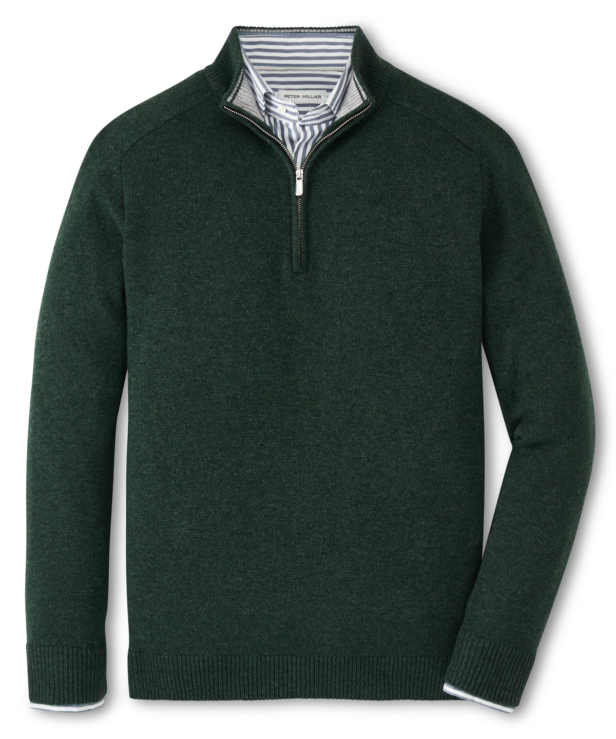 Peter Millar Long Sleeve Crescent Quarter Zip Sweater, Men's Big & Tall