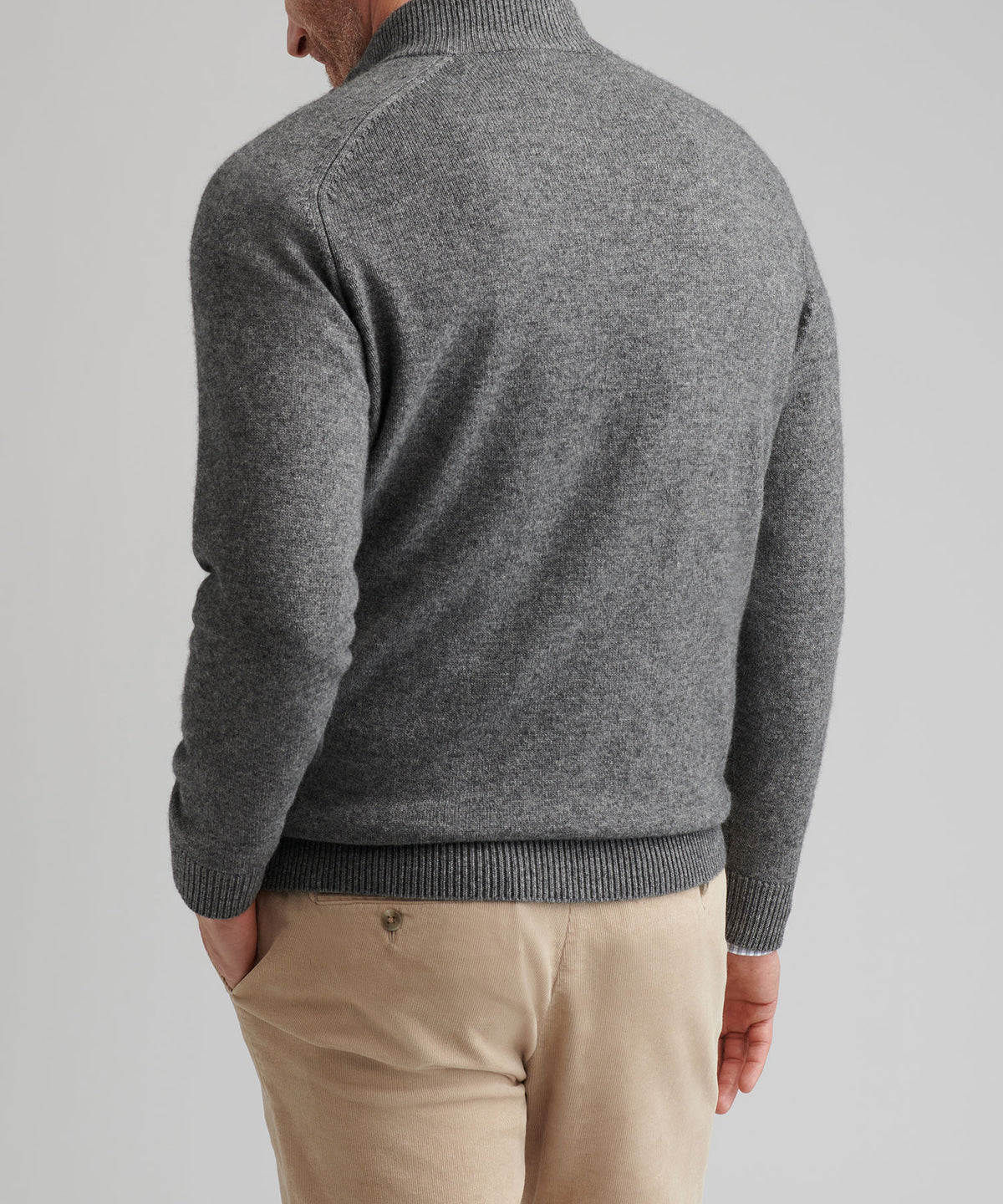 Peter Millar Long Sleeve Crescent Quarter Zip Sweater, Men's Big & Tall