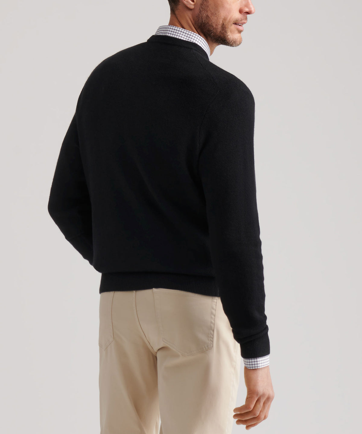 Peter Millar Long Sleeve Autumn Crest Honeycomb Crew Neck Pullover, Men's Big & Tall