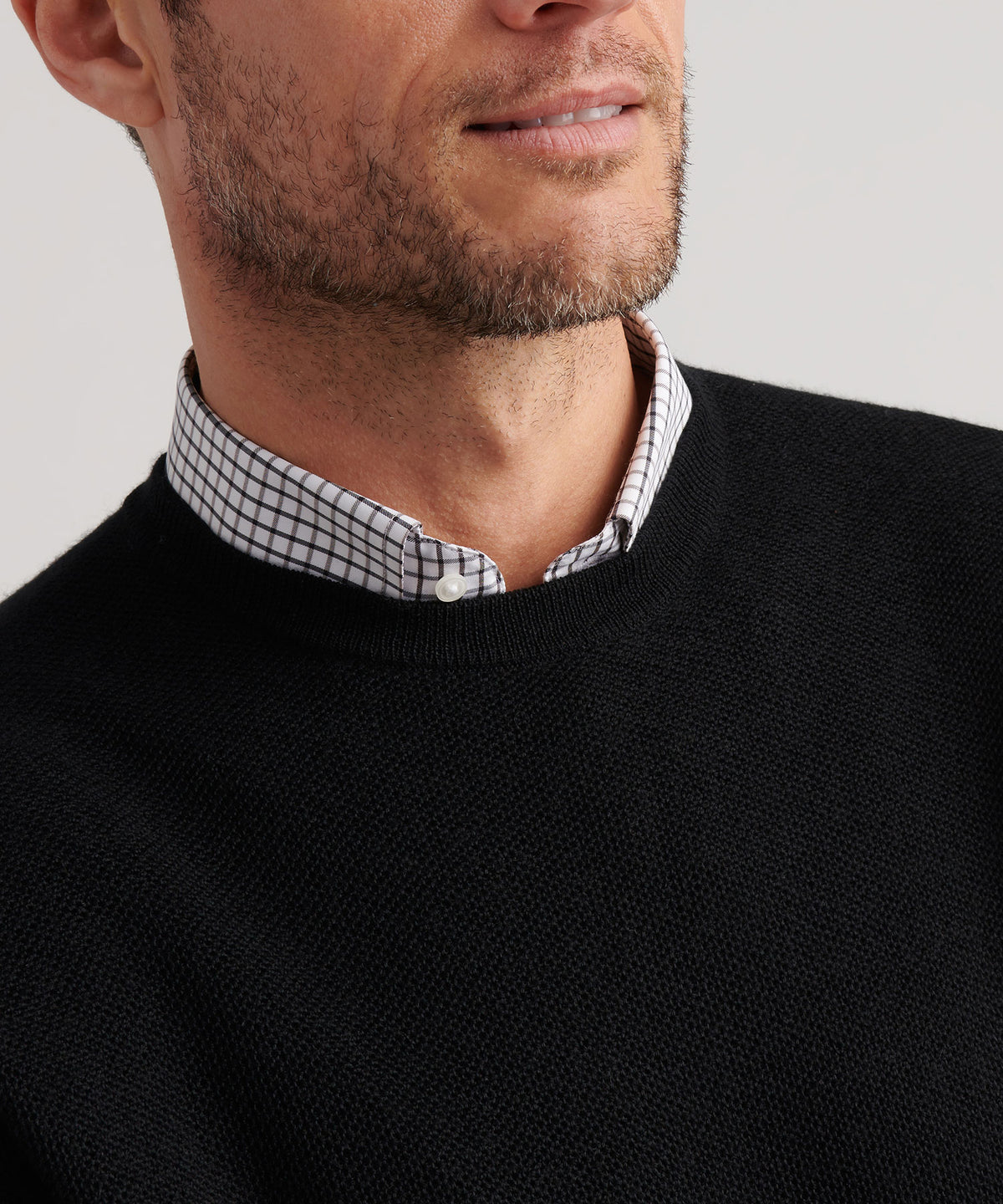 Peter Millar Long Sleeve Autumn Crest Honeycomb Crew Neck Pullover, Men's Big & Tall