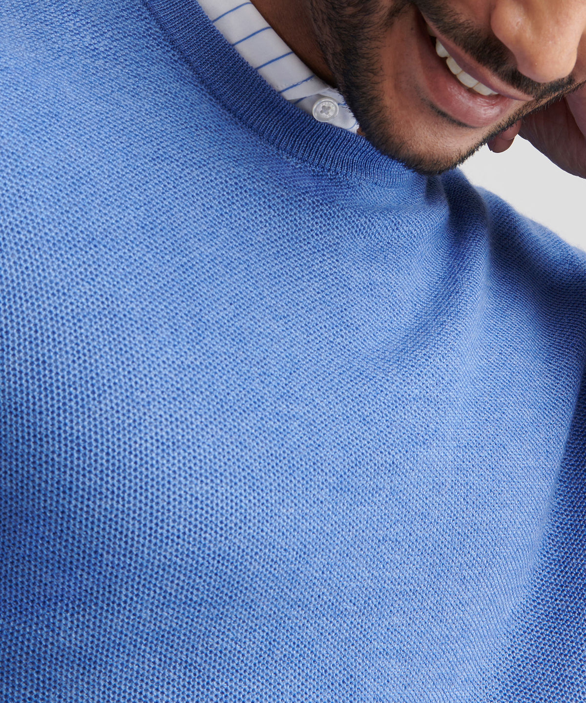 Peter Millar Long Sleeve Autumn Crest Honeycomb Crew Neck Pullover, Men's Big & Tall