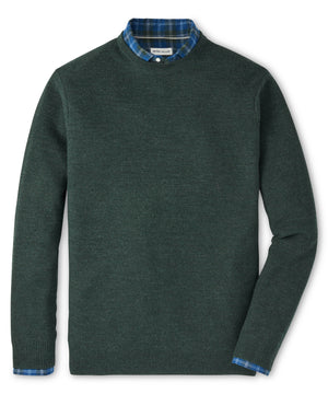 Peter Millar Long Sleeve Autumn Crest Honeycomb Crew Neck Pullover