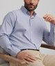 Peter Millar Long Sleeve Button Down Collar Performance Stretch Leavenworth Sport Shirt