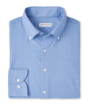 Peter Millar Long Sleeve Button Down Collar Performance Stretch Petamula Sport Shirt