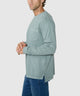 Westport Lifestyle Long Sleeve Ocean Washed Crew Neck Pocket T-Shirt