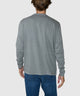 Westport Lifestyle Long Sleeve Ocean Washed Crew Neck Pocket T-Shirt - Tumbleweed