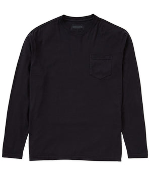 Westport Lifestyle Long Sleeve Ocean Washed Crew Neck T-Shirt