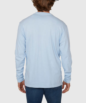 Westport Lifestyle Long Sleeve Ocean Washed Crew Neck T-Shirt
