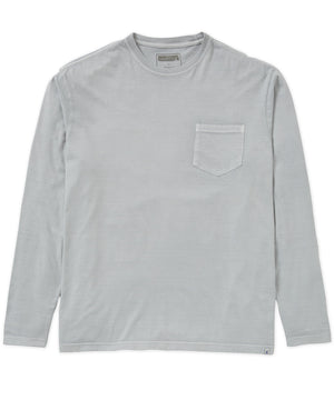 Westport Lifestyle Long Sleeve Ocean Washed Crew Neck T-Shirt