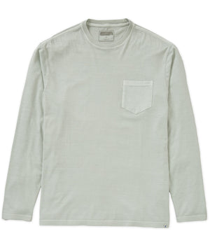 Westport Lifestyle Long Sleeve Ocean Washed Crew Neck T-Shirt
