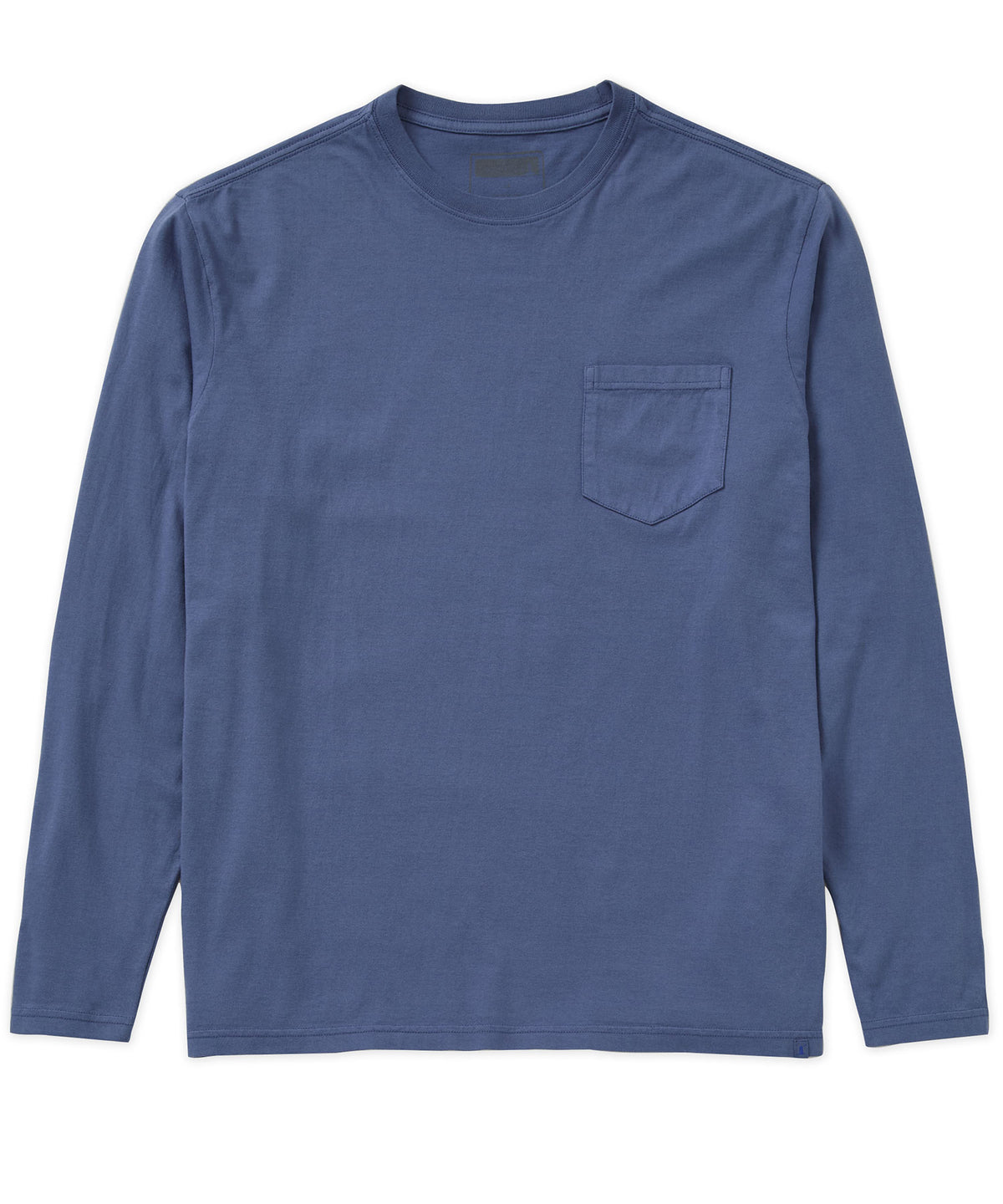 Westport Lifestyle Long Sleeve Ocean Washed Crew Neck T-Shirt, Men's Big & Tall