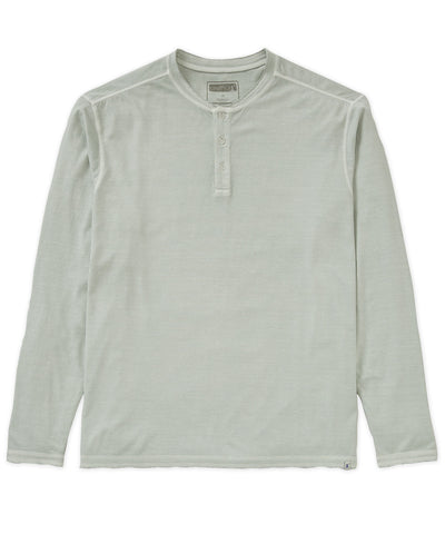 Westport Lifestyle Long Sleeve Ocean Washed Henley, Men's Big & Tall