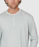 Westport Lifestyle Long Sleeve Ocean Washed Henley