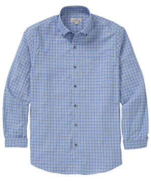 Westport Lifestyle Long Sleeve Button Down Collar Plaid Sport Shirt