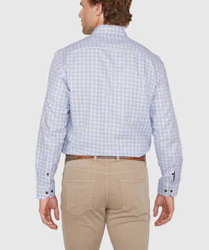 Westport Lifestyle Long Sleeve Button Down Collar Plaid Sport Shirt