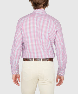 Westport Lifestyle Long Sleeve Button Down Collar Plaid Sport Shirt