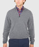 Westport Black Long Sleeve Heritage Cashmere Quarter Zip Pullover