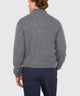 Westport Black Long Sleeve Heritage Cashmere Quarter Zip Pullover