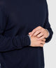 Westport Black Long Sleeve Westbrook Tipped Crew Pullover