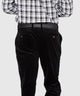 Westport Black Westfield Flat Front Corduroy Pant