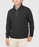 Westport Black Benson Donegal Button Mock Sweater