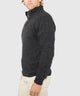 Westport Black Benson Donegal Button Mock Sweater