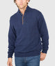Westport Black Benson Donegal Button Mock Sweater