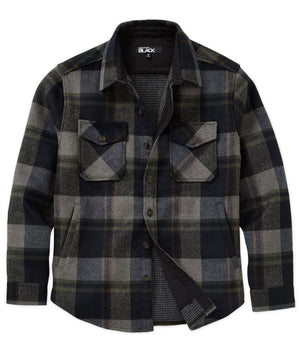 Westport Black Ridgeview Wool Blend Houndstooth Shirt Jacket