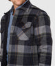 Westport Black Ridgeview Wool Blend Houndstooth Shirt Jacket
