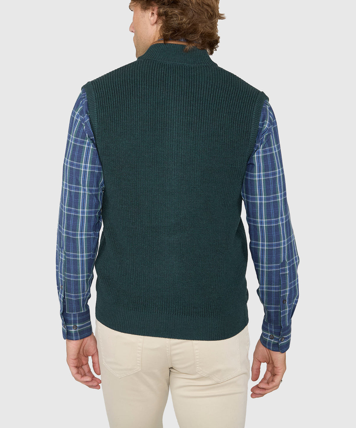 Westport Black Mystic Merino Wool Full Zip Vest, Men's Big & Tall