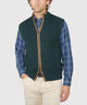 Westport Black Mystic Merino Wool Full Zip Vest