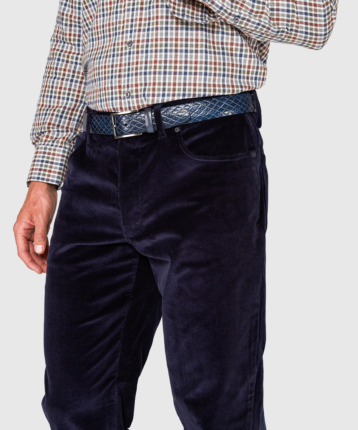 Westport Black Briarwood Stretch 5-Pocket Corduroy Pant, Men's Big & Tall