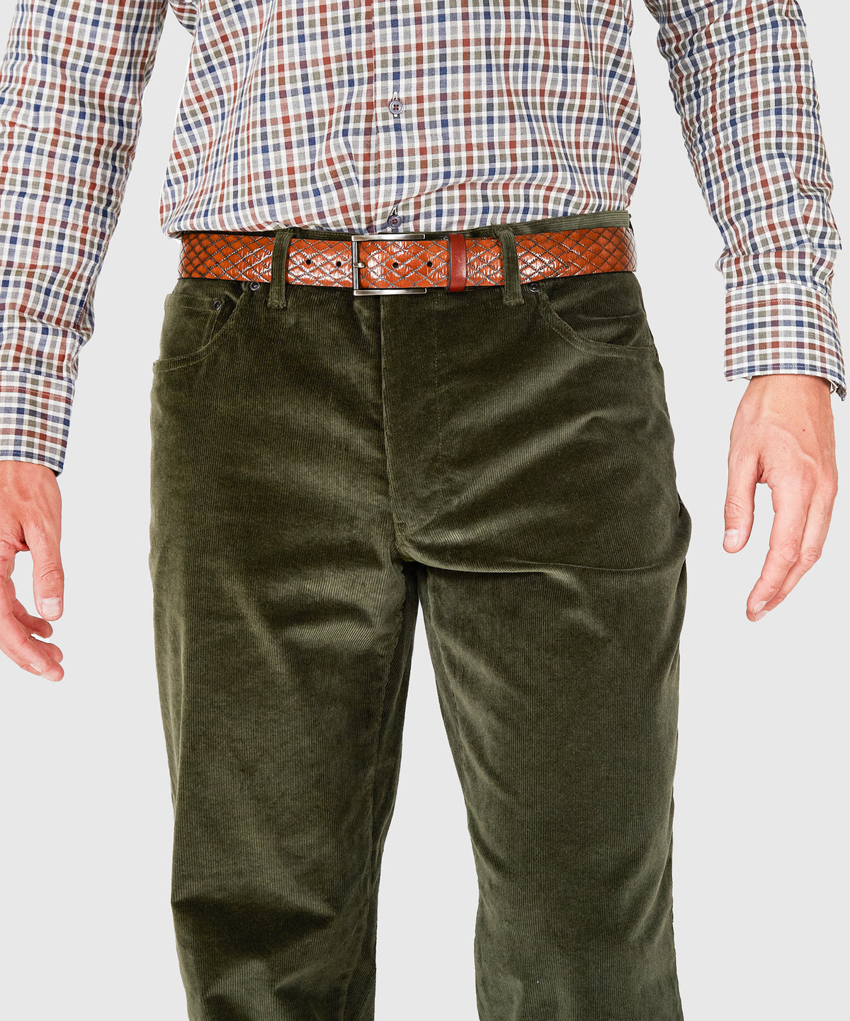 Westport Black Briarwood Stretch 5-Pocket Corduroy Pant, Men's Big & Tall