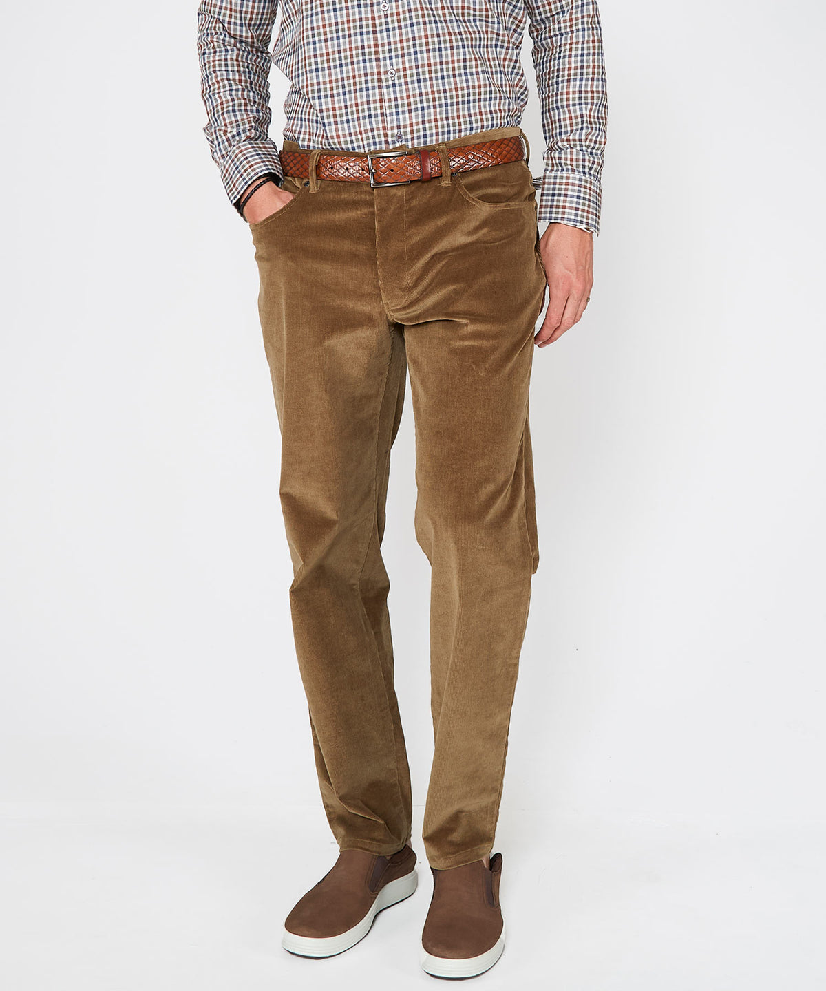 Westport Black Briarwood Stretch 5-Pocket Corduroy Pant, Men's Big & Tall