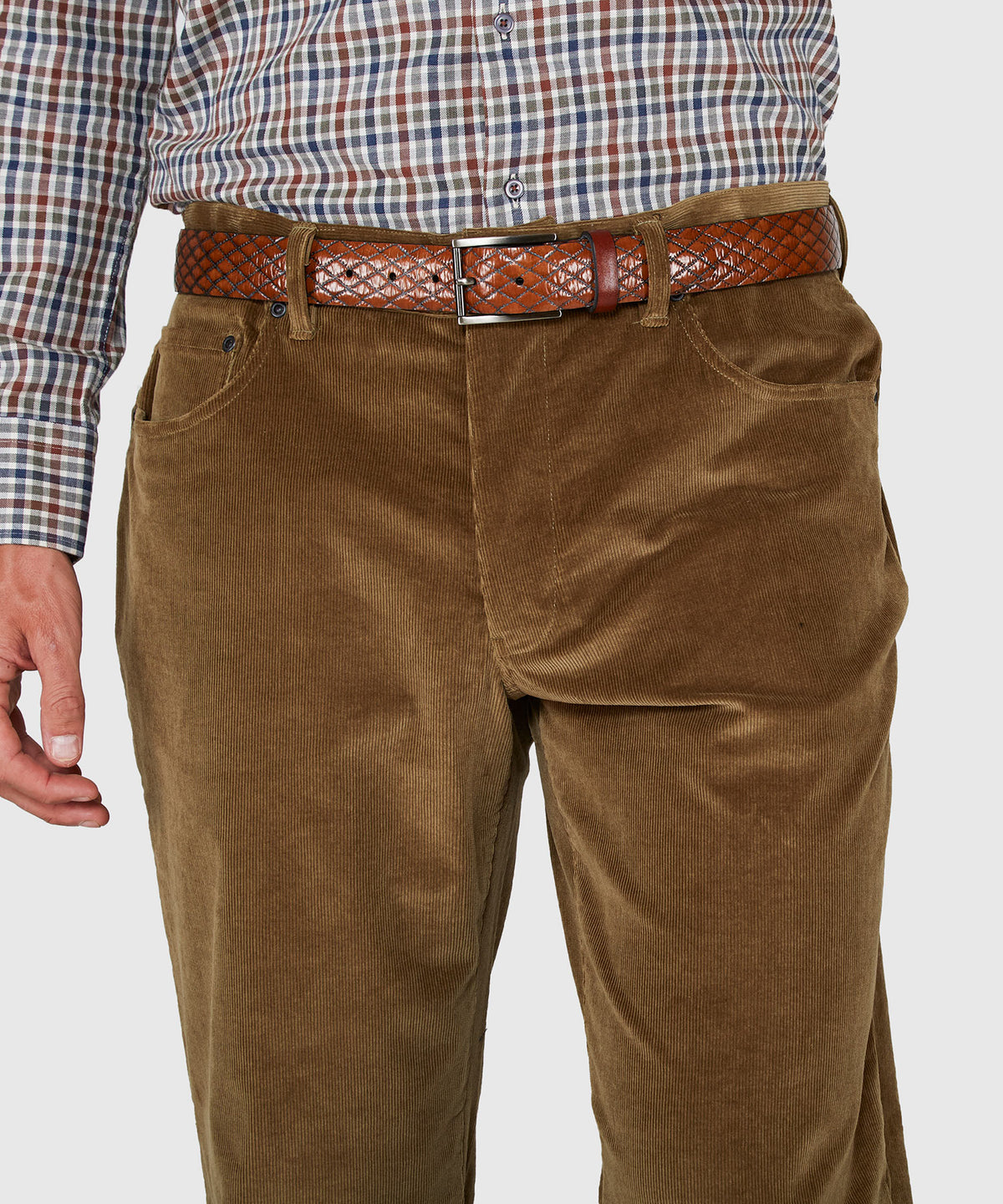 Westport Black Briarwood Stretch 5-Pocket Corduroy Pant, Men's Big & Tall