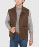 Westport Black Hudson Waxed Cotton Vest