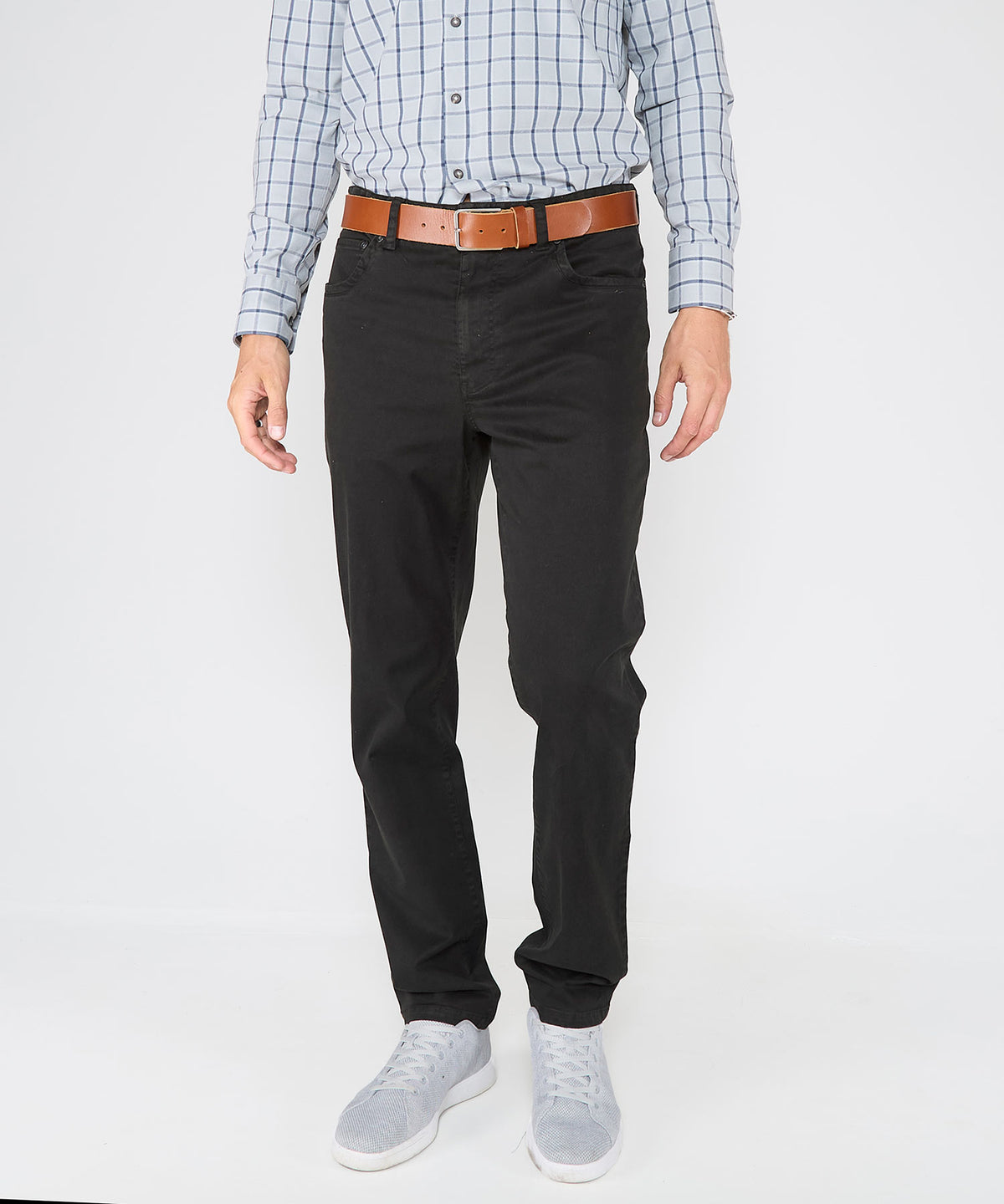 Westport Black Ocean Washed Stretch 5-Pocket Pant, Men's Big & Tall
