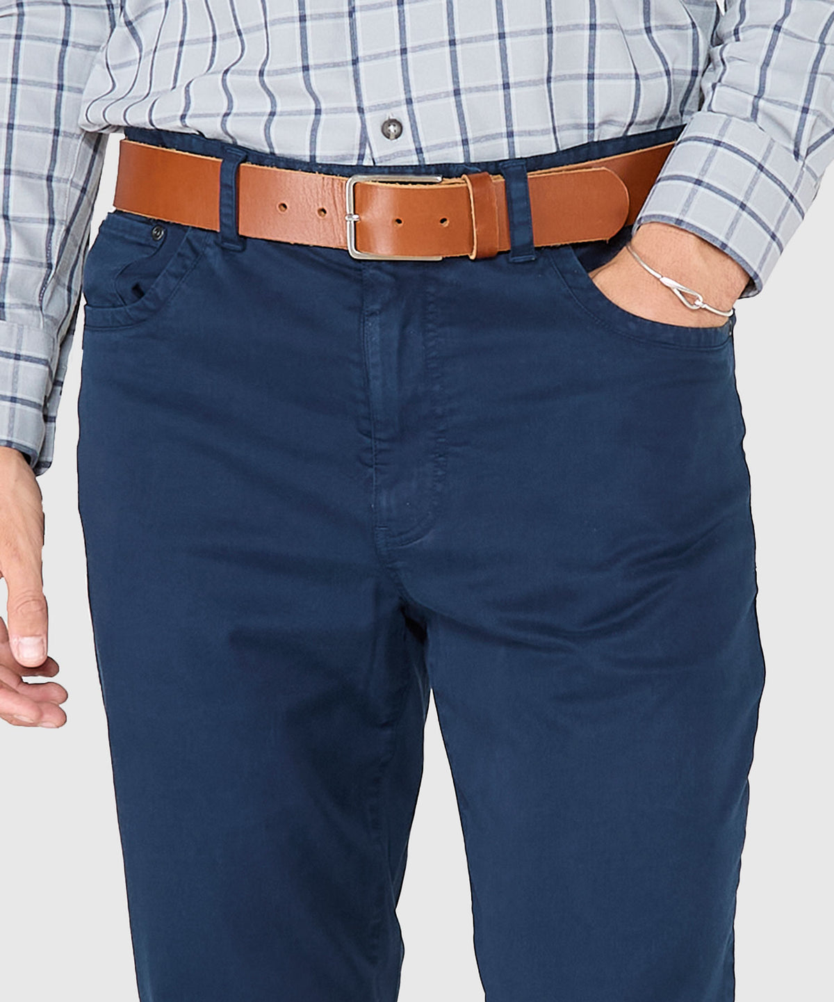 Westport Black Ocean Washed Stretch 5-Pocket Pant, Men's Big & Tall