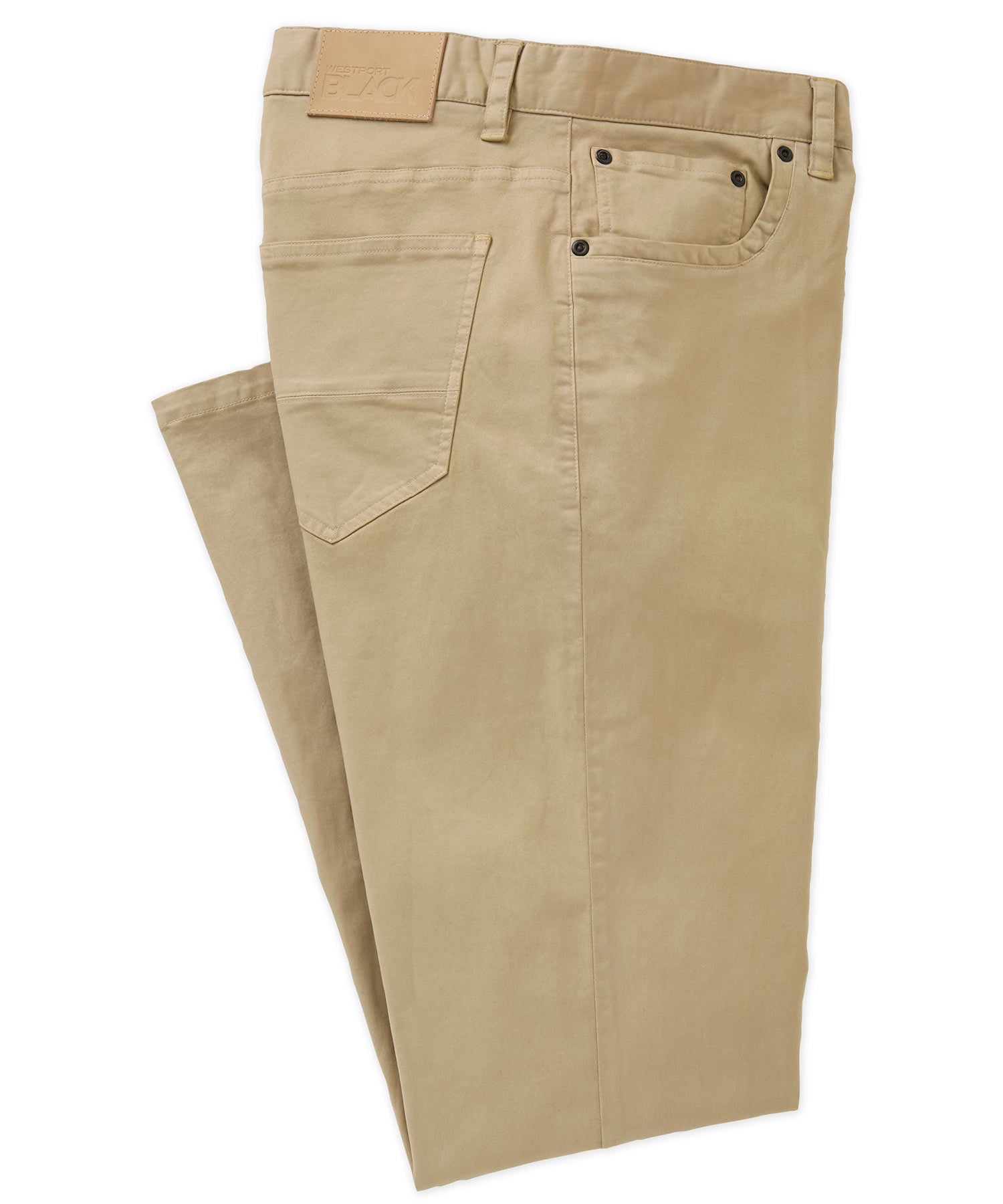 Westport Black Ocean Washed Stretch 5-Pocket Pant, Men's Big & Tall