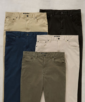 Westport Black Ocean Washed Stretch 5-Pocket Pant